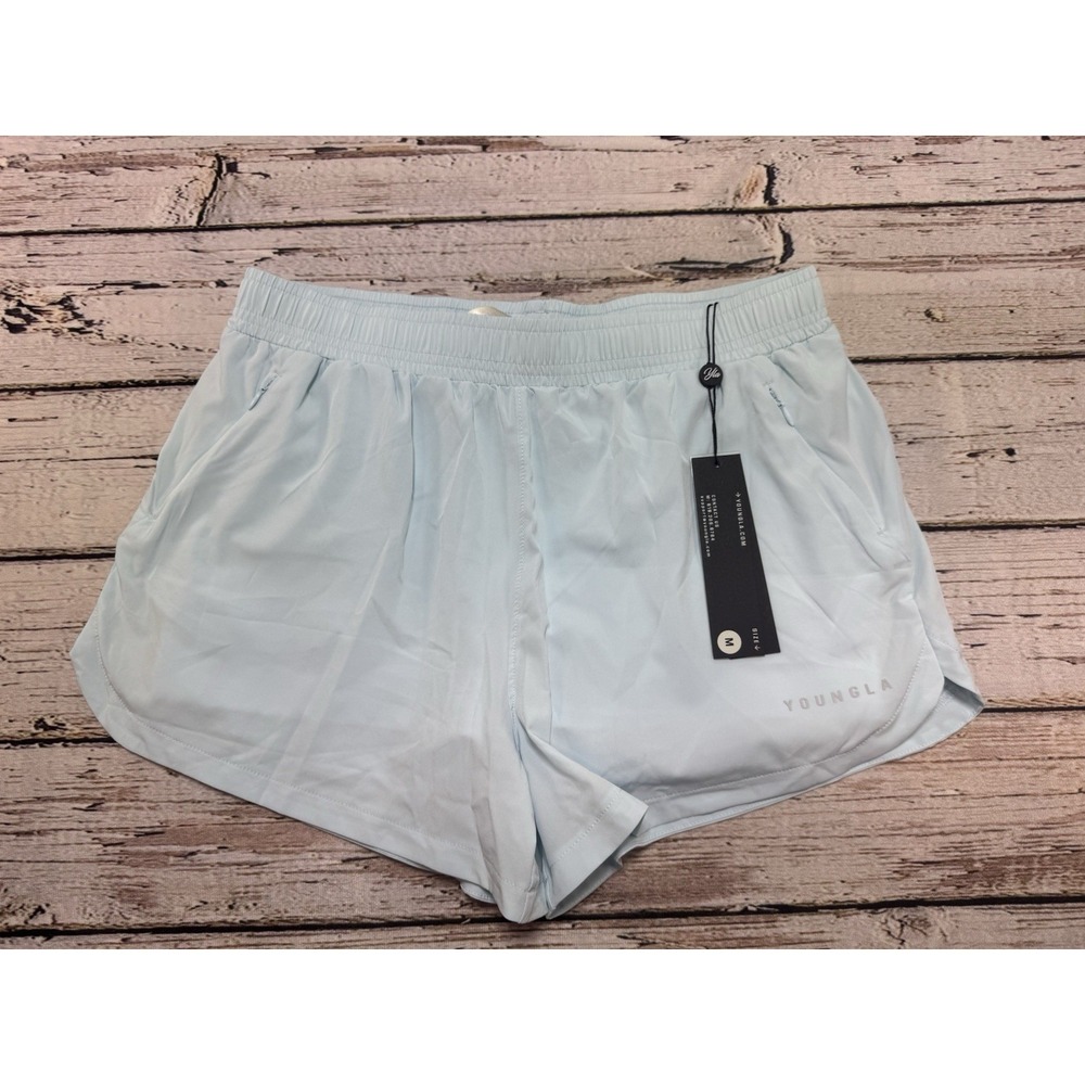 YoungLA W153 Swift Shorts Womens Size‎ Medium Light Lined Inseam 3" NWT
